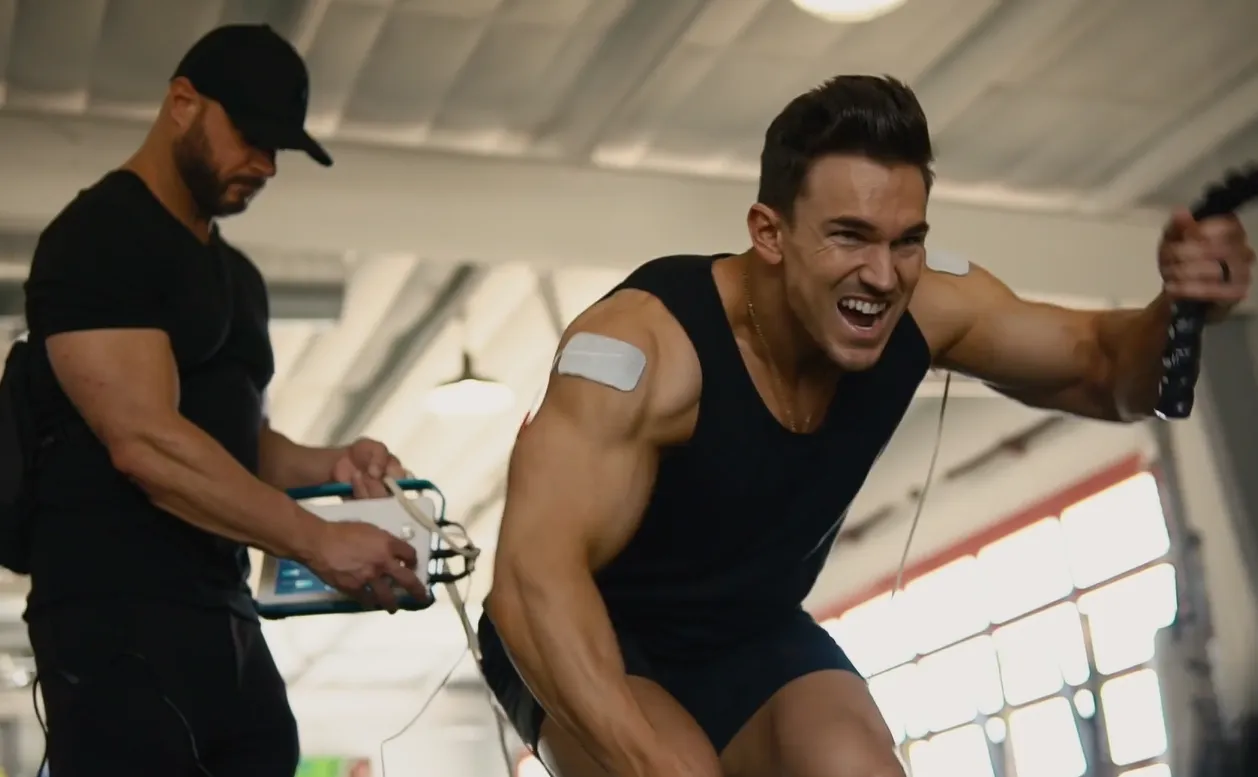Rich coaching Abel at Wired Performance